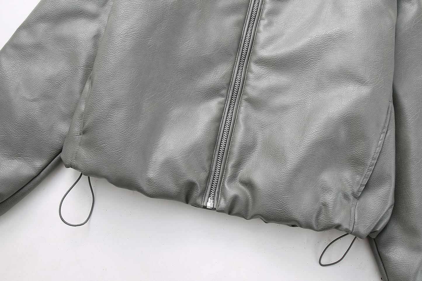 Female Leather Pilot Jacket Coat
