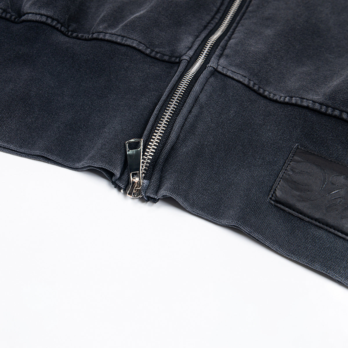 Cardigan Zipper Hoodie Short