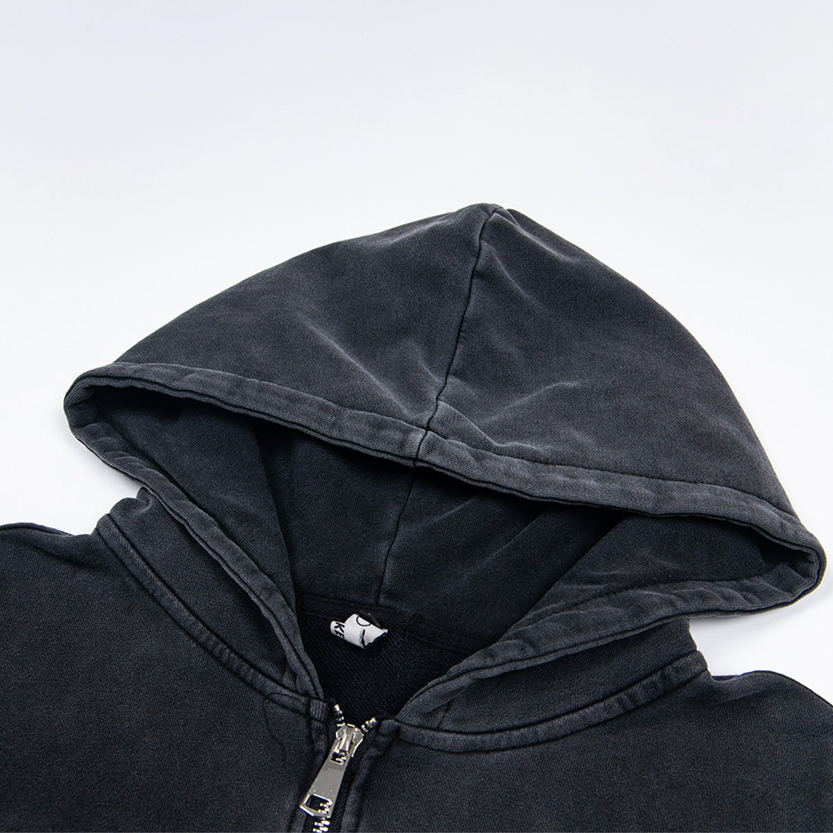 Cardigan Zipper Hoodie Short