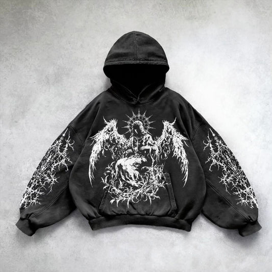Printed Hoodie  Sweater