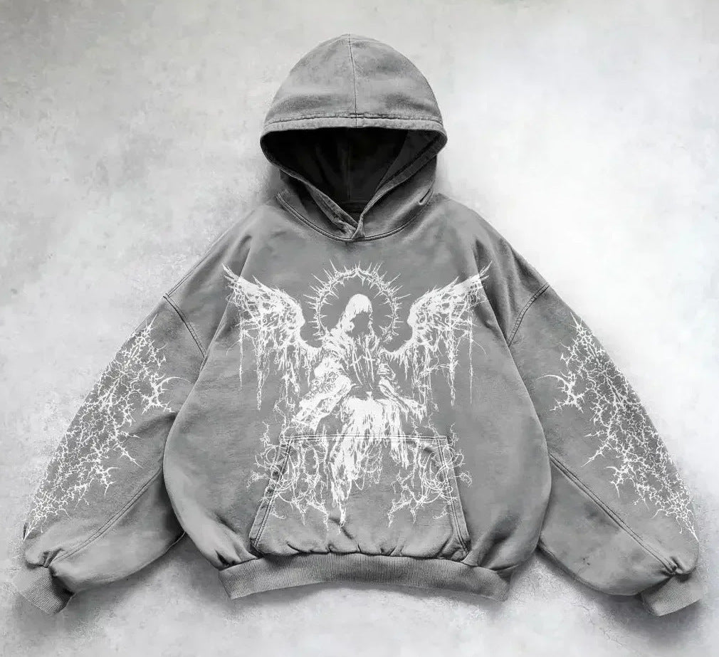 Printed Hoodie  Sweater