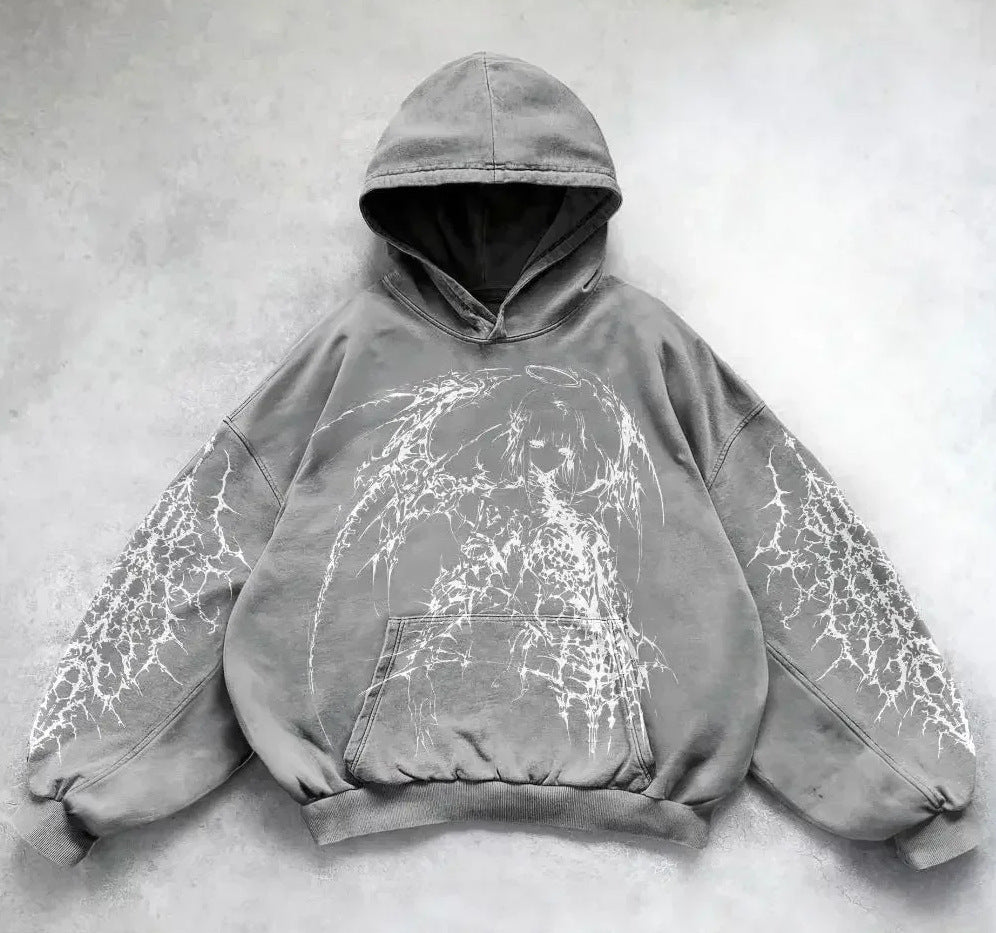 Printed Hoodie  Sweater