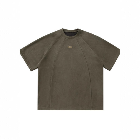 Three-dimensional Split Stitching Design Short-sleeved T-shirt