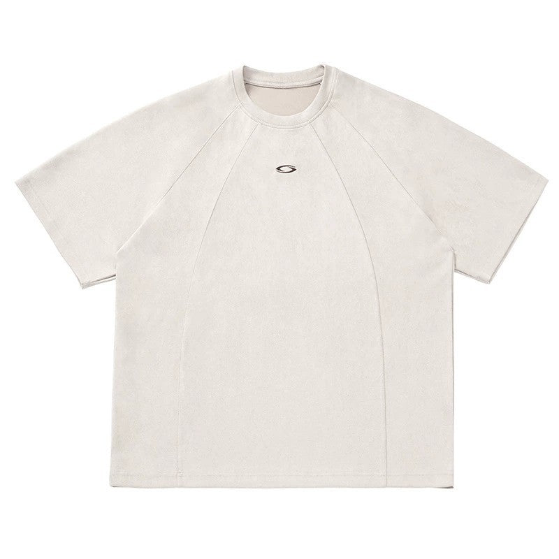 Three-dimensional Split Stitching Design Short-sleeved T-shirt