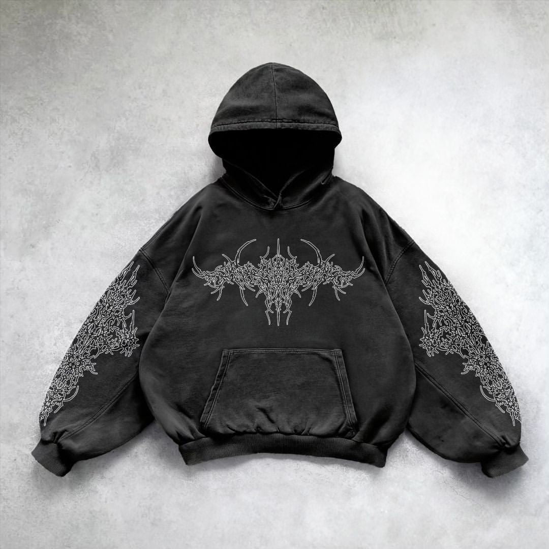 Printed Hoodie  Sweater